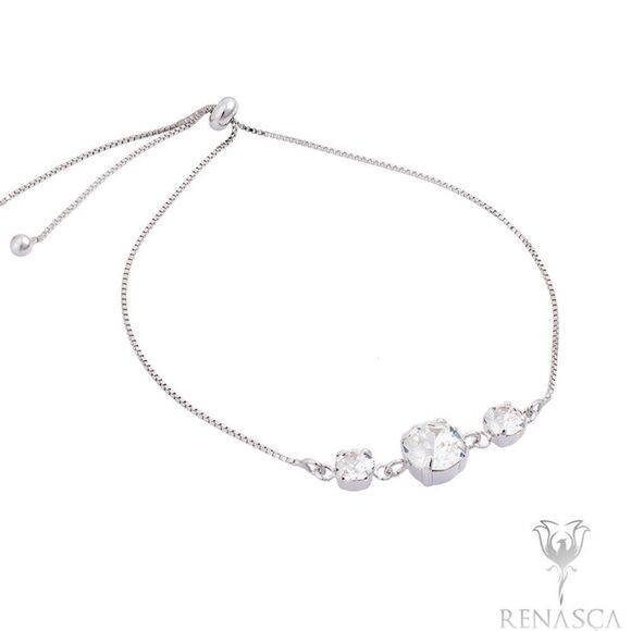 Swarovski authentic Crystals Pull Tie bracelet - Picture 1 of 5